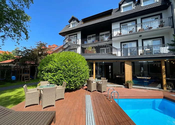 Boho Z Basenem Krytym I Jacuzzi * Leba